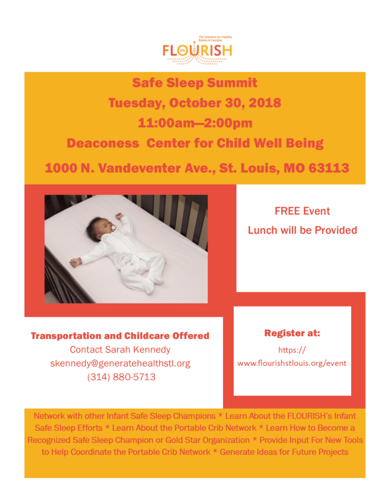 Safe Sleep Summit Oct 30 Generatehealth